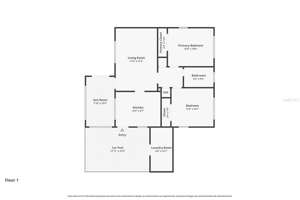 Activo con contrato: $285,000 (2 camas, 1 baños, 874 Pies cuadrados)