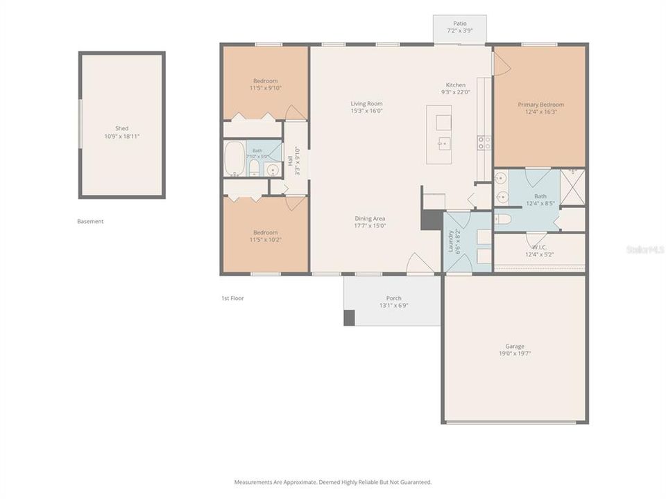 На продажу: $449,900 (3 спален, 2 ванн, 1600 Квадратных фут)
