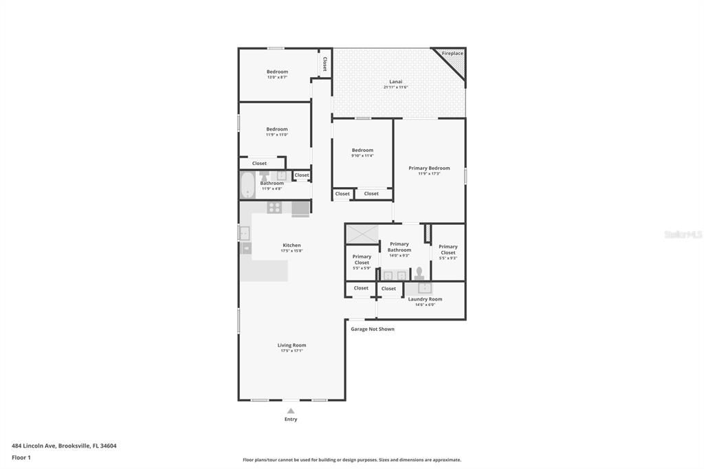 На продажу: $415,000 (4 спален, 2 ванн, 1859 Квадратных фут)