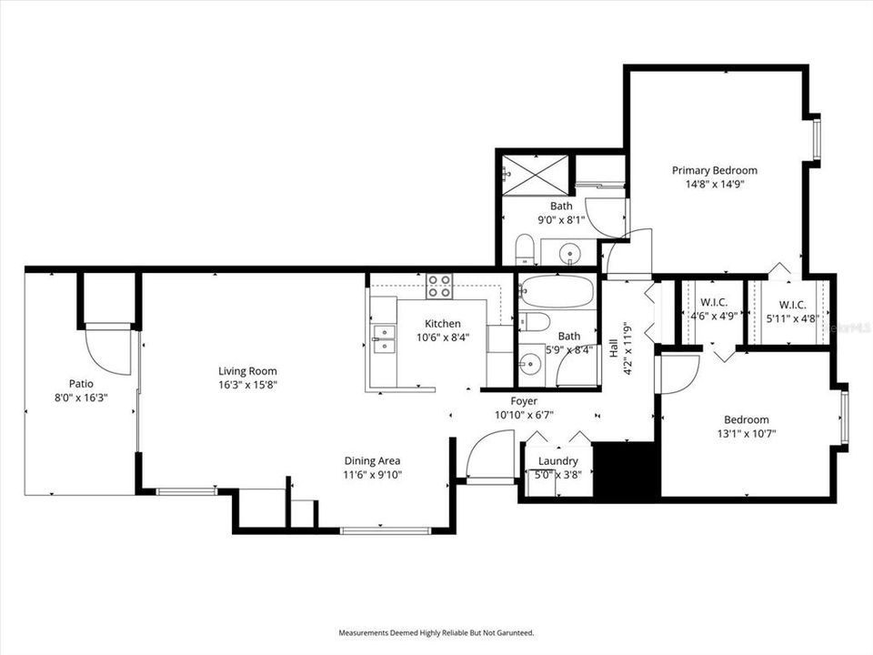 Active With Contract: $225,000 (2 beds, 2 baths, 1288 Square Feet)