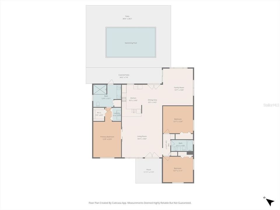 En Renta: $5,500 (3 camas, 2 baños, 1834 Pies cuadrados)