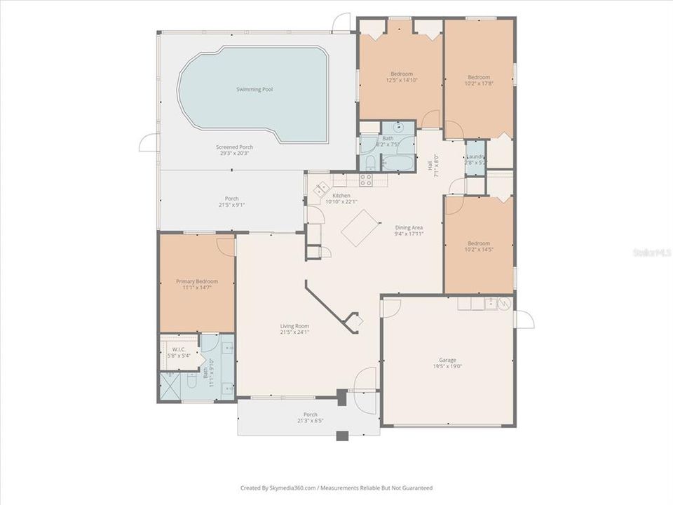 Activo con contrato: $425,000 (4 camas, 2 baños, 1962 Pies cuadrados)