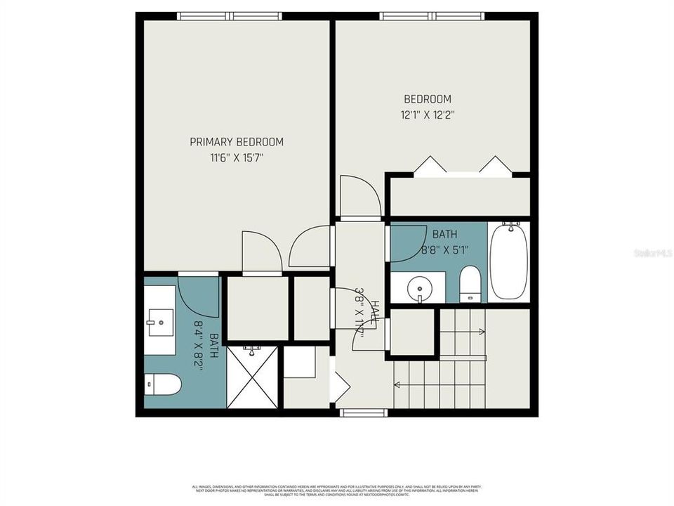 For Sale: $239,000 (2 beds, 2 baths, 1180 Square Feet)