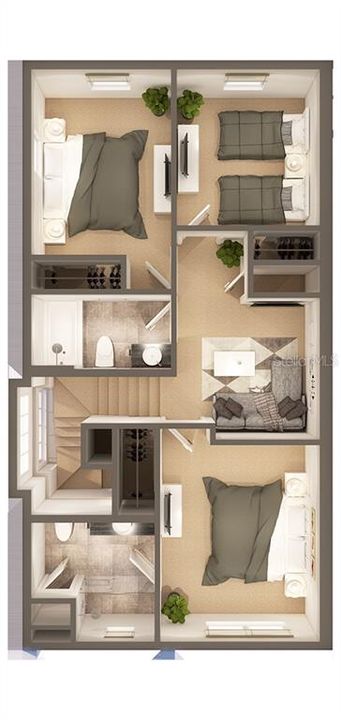 В аренду: $2,750 (3 спален, 2 ванн, 1493 Квадратных фут)