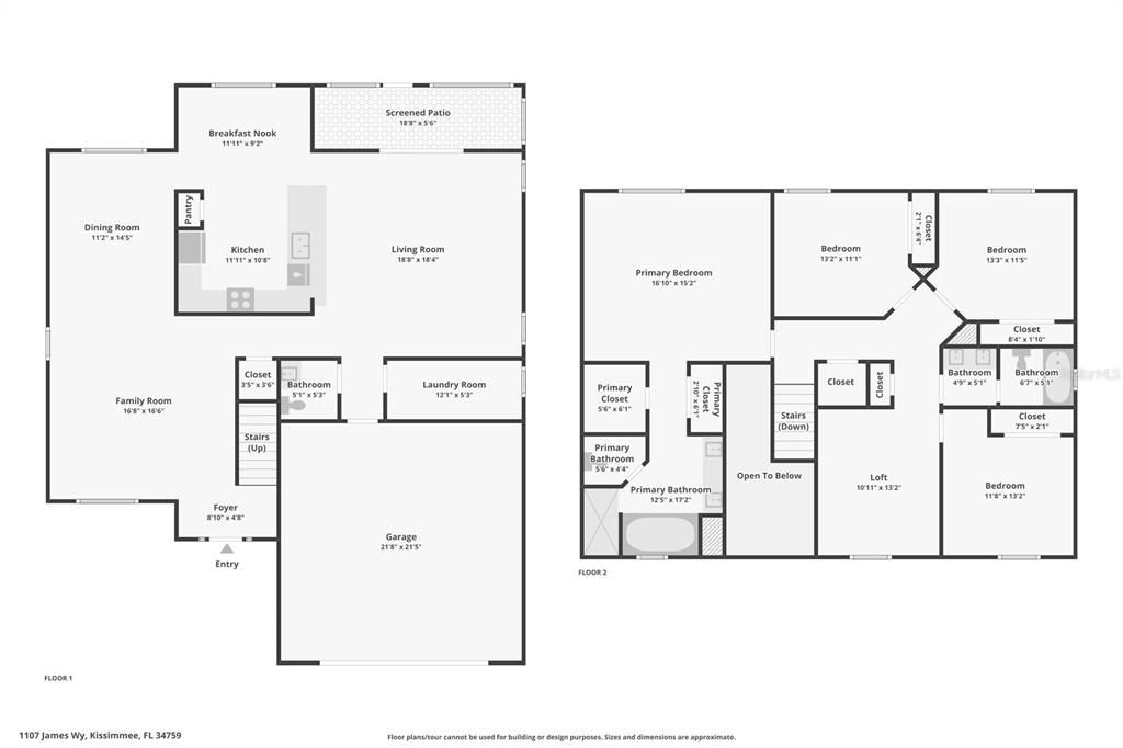 На продажу: $399,000 (4 спален, 2 ванн, 2806 Квадратных фут)