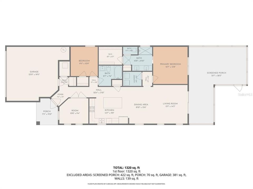 For Sale: $345,000 (2 beds, 2 baths, 1404 Square Feet)