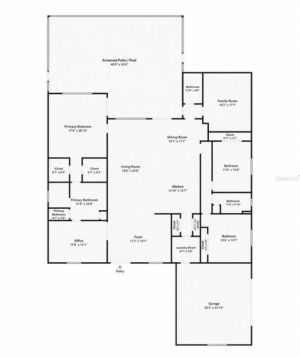 Activo con contrato: $875,000 (4 camas, 3 baños, 3042 Pies cuadrados)