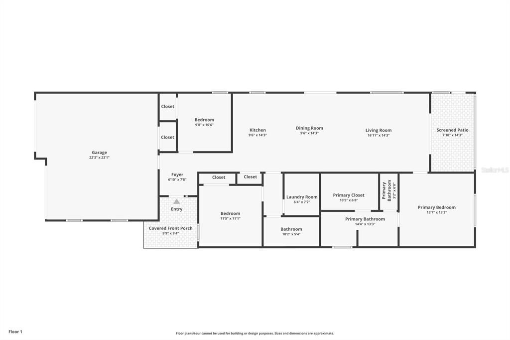 На продажу: $425,000 (3 спален, 2 ванн, 1499 Квадратных фут)