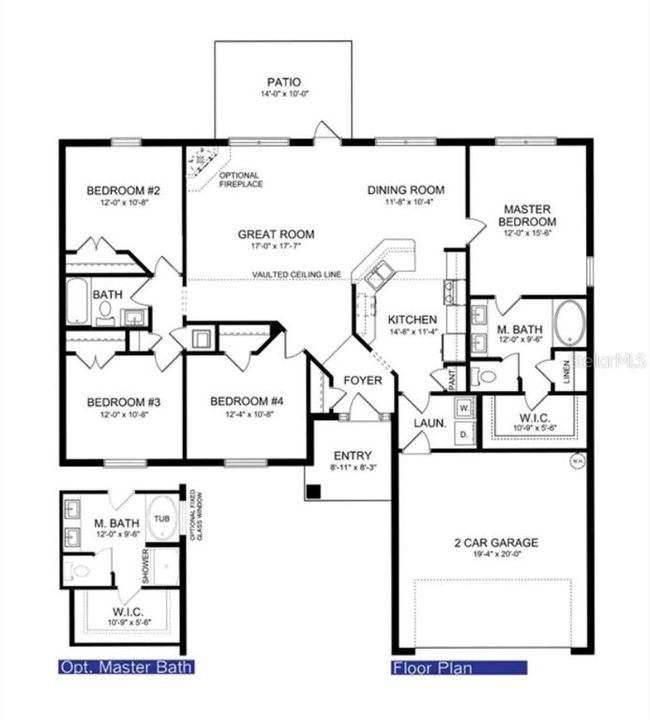 Activo con contrato: $348,500 (4 camas, 2 baños, 1755 Pies cuadrados)