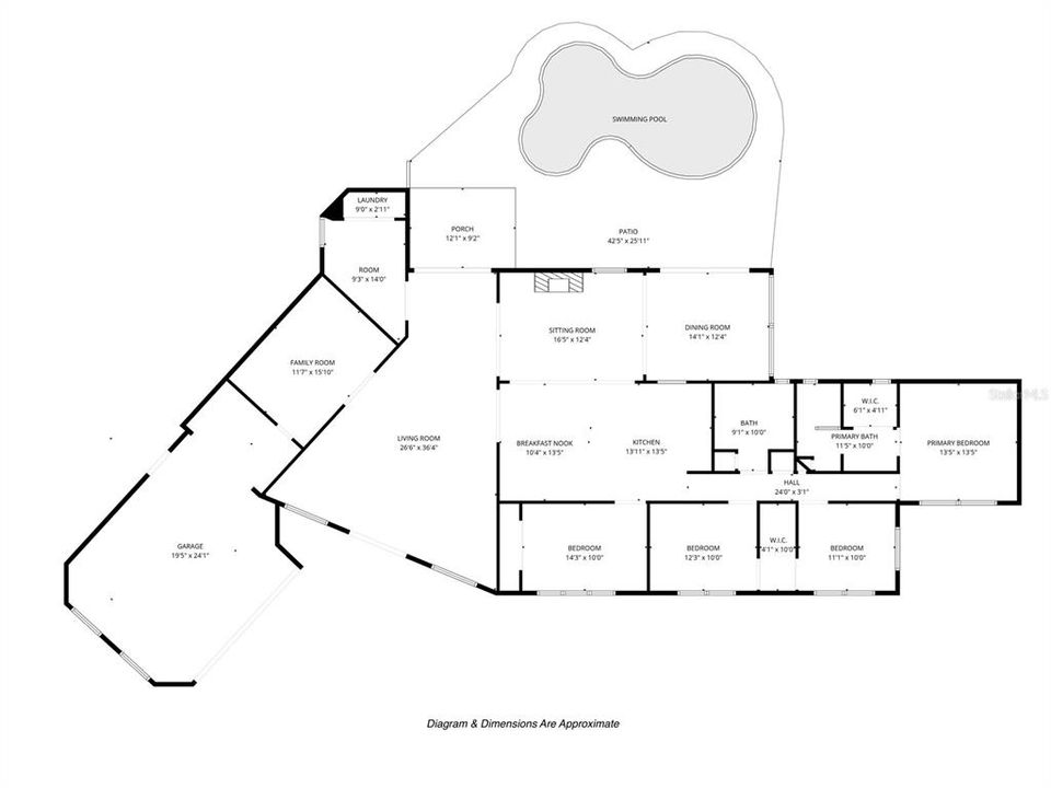 En Venta: $925,000 (4 camas, 2 baños, 3037 Pies cuadrados)