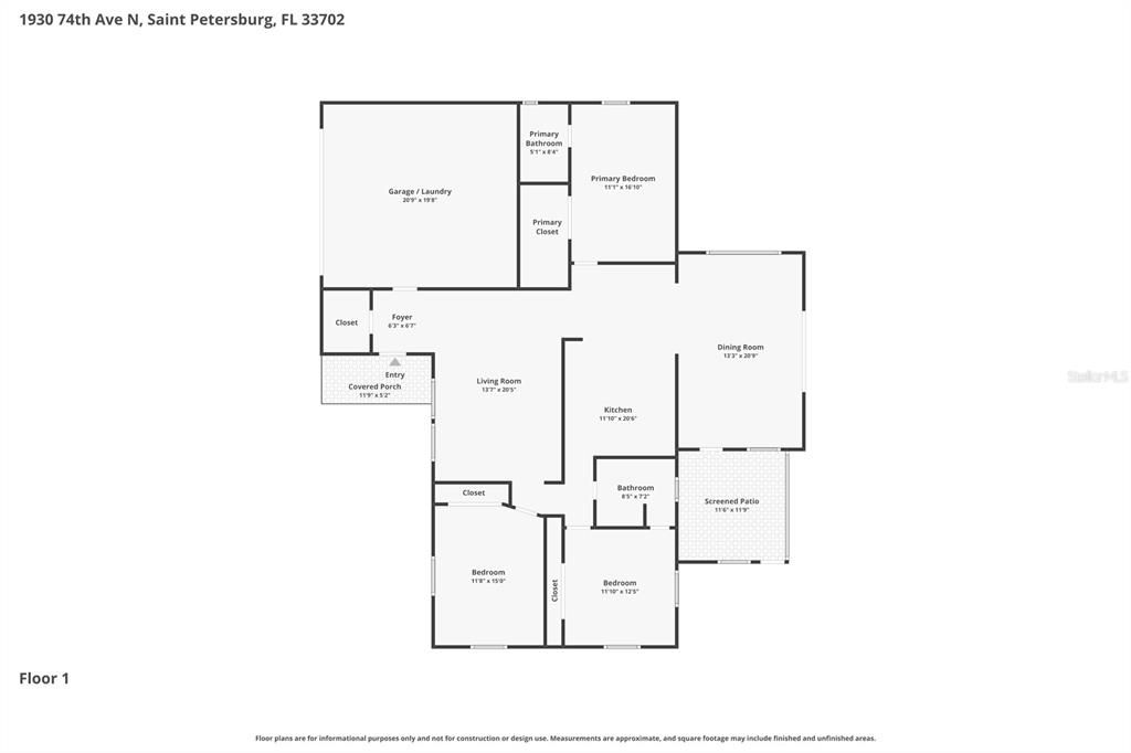 Activo con contrato: $455,000 (3 camas, 2 baños, 1836 Pies cuadrados)