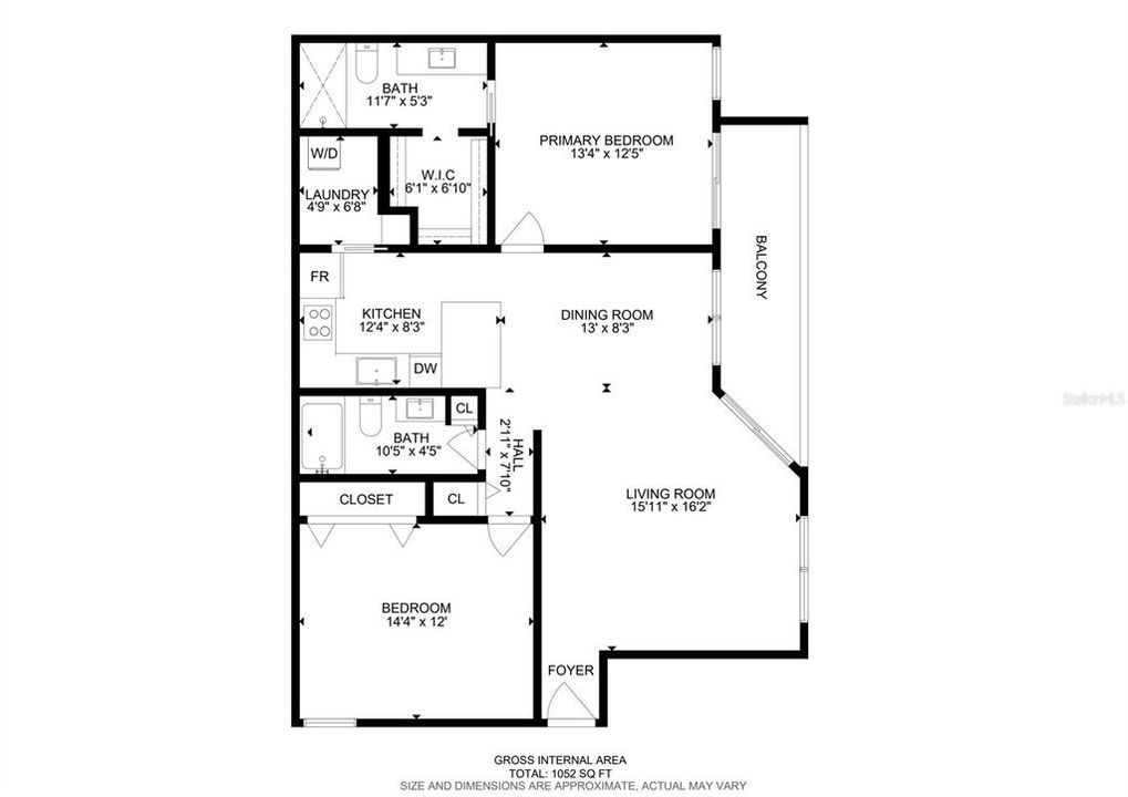 For Sale: $249,500 (2 beds, 2 baths, 1050 Square Feet)