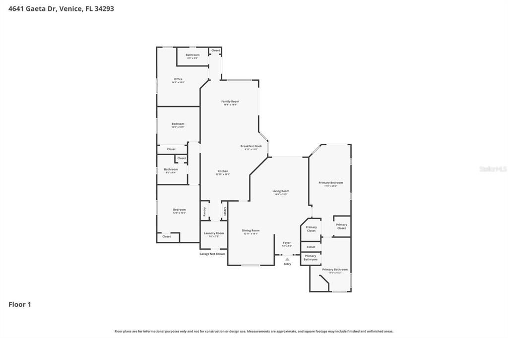 Activo con contrato: $632,500 (3 camas, 3 baños, 2605 Pies cuadrados)