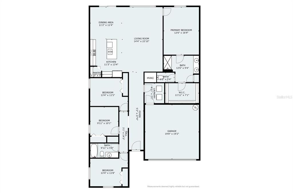 Activo con contrato: $299,900 (4 camas, 2 baños, 1918 Pies cuadrados)