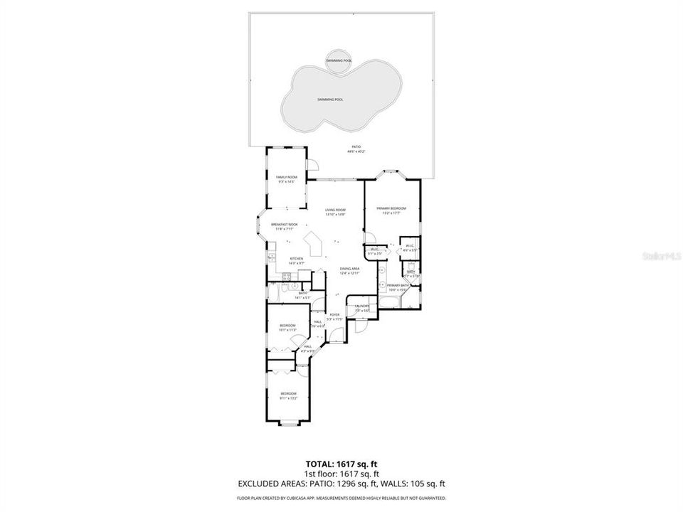 На продажу: $459,999 (3 спален, 2 ванн, 1746 Квадратных фут)