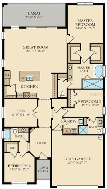 For Rent: $2,800 (3 beds, 3 baths, 2198 Square Feet)