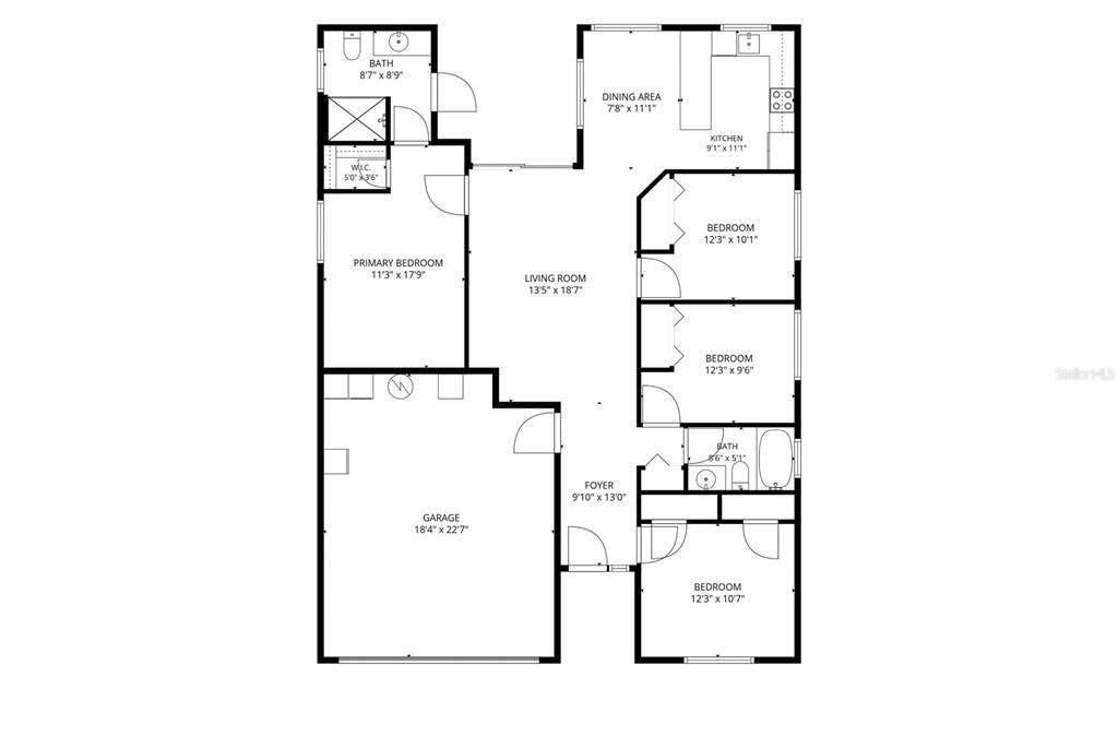 Activo con contrato: $345,000 (4 camas, 2 baños, 1414 Pies cuadrados)