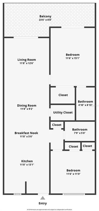 For Sale: $550,000 (2 beds, 2 baths, 996 Square Feet)