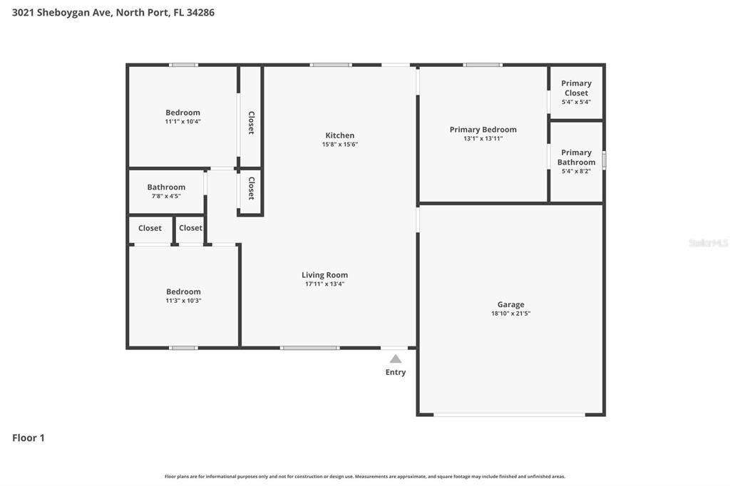 На продажу: $260,000 (3 спален, 2 ванн, 1260 Квадратных фут)