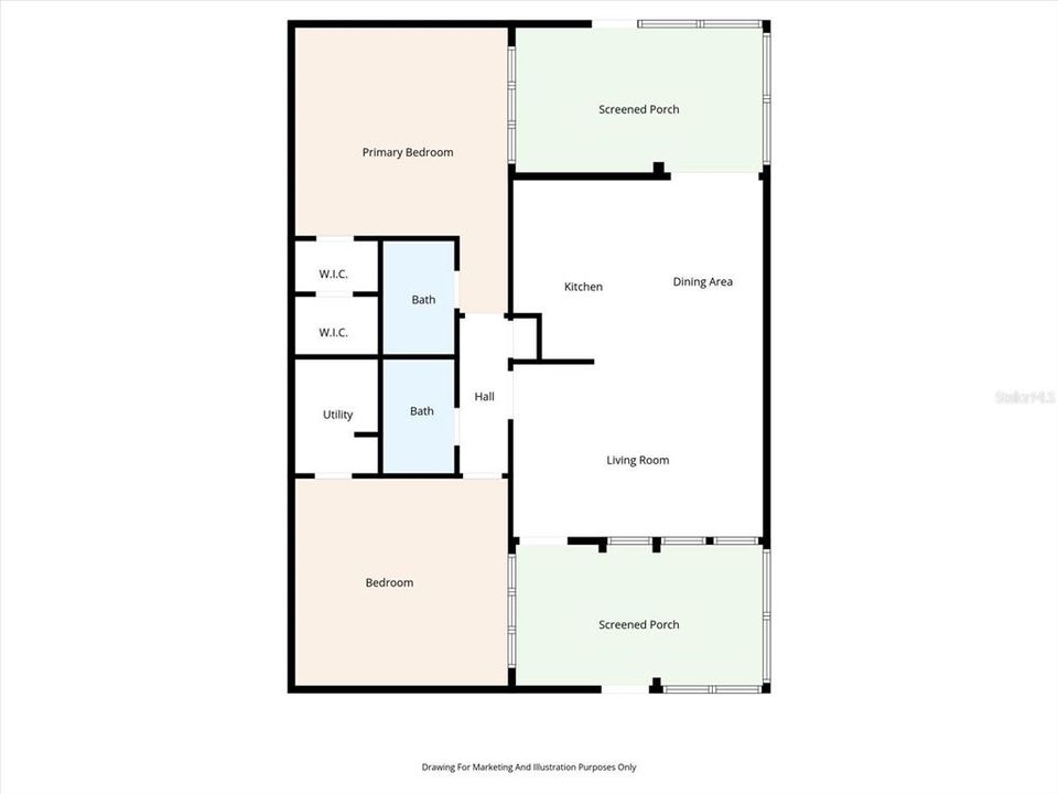 For Sale: $439,000 (2 beds, 2 baths, 1090 Square Feet)