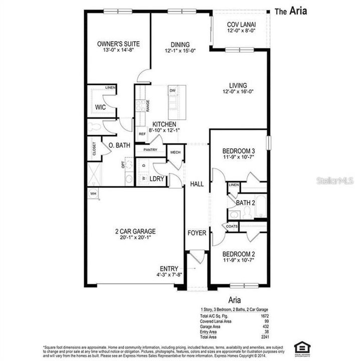 На продажу: $299,990 (3 спален, 2 ванн, 1690 Квадратных фут)