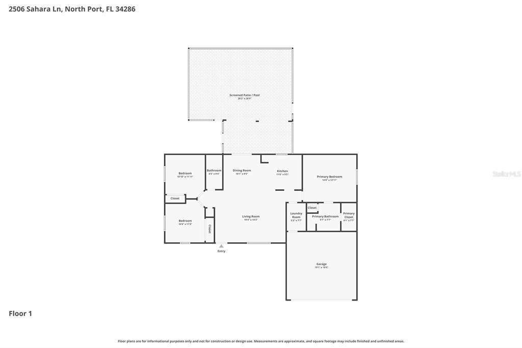 Activo con contrato: $364,900 (3 camas, 2 baños, 1393 Pies cuadrados)