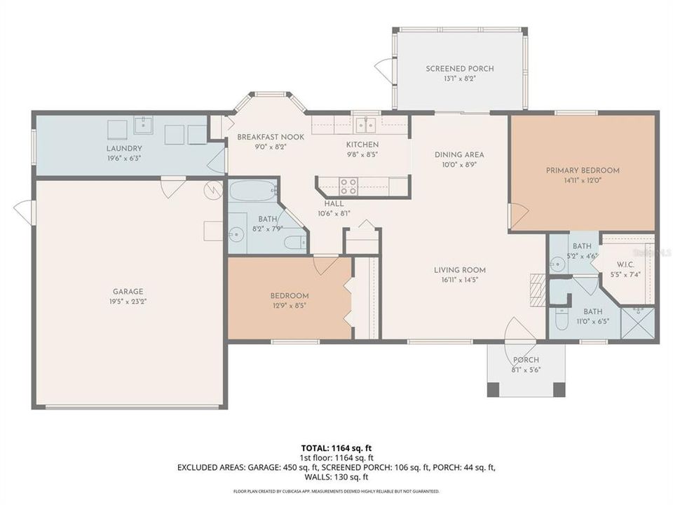 For Sale: $179,900 (2 beds, 2 baths, 1258 Square Feet)