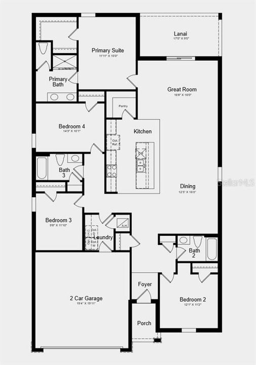 En Venta: $374,970 (4 camas, 3 baños, 2075 Pies cuadrados)