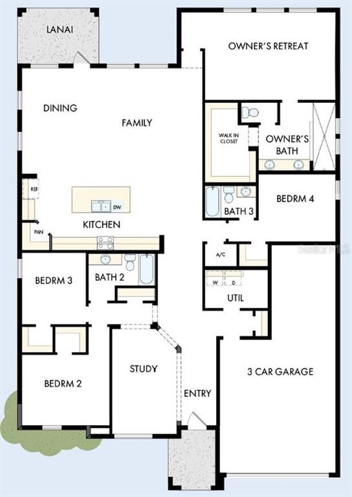 На продажу: $508,990 (4 спален, 3 ванн, 2655 Квадратных фут)