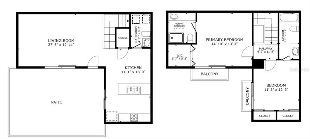 For Rent: $1,650 (2 beds, 2 baths, 1288 Square Feet)
