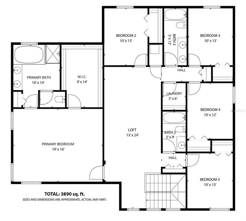 For Sale: $624,990 (6 beds, 4 baths, 3890 Square Feet)