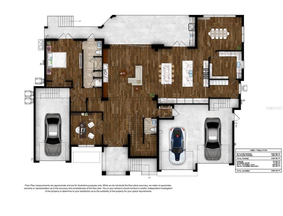 En Venta: $4,950,000 (5 camas, 5 baños, 6381 Pies cuadrados)