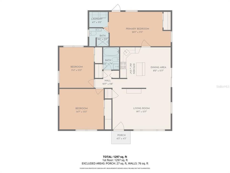 For Sale: $319,000 (3 beds, 2 baths, 1400 Square Feet)