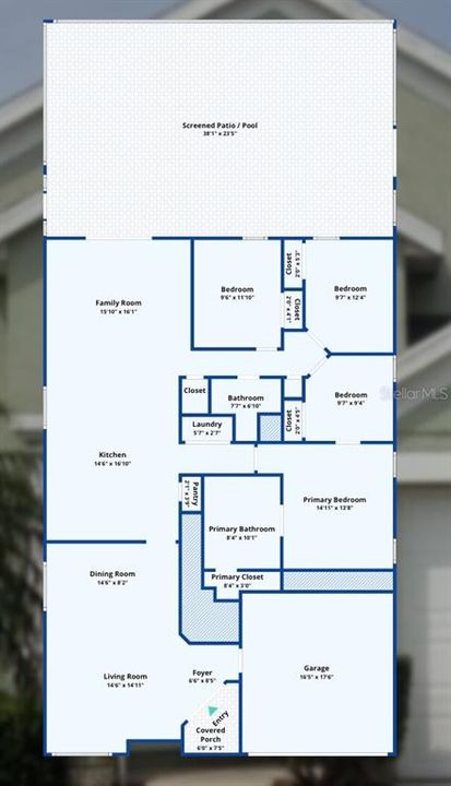 待售: $560,000 (4 贝兹, 2 浴室, 1905 平方英尺)