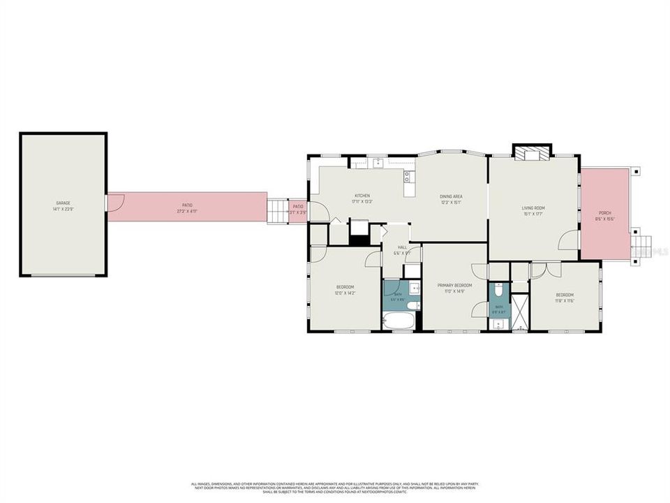 En Venta: $430,000 (3 camas, 2 baños, 1444 Pies cuadrados)