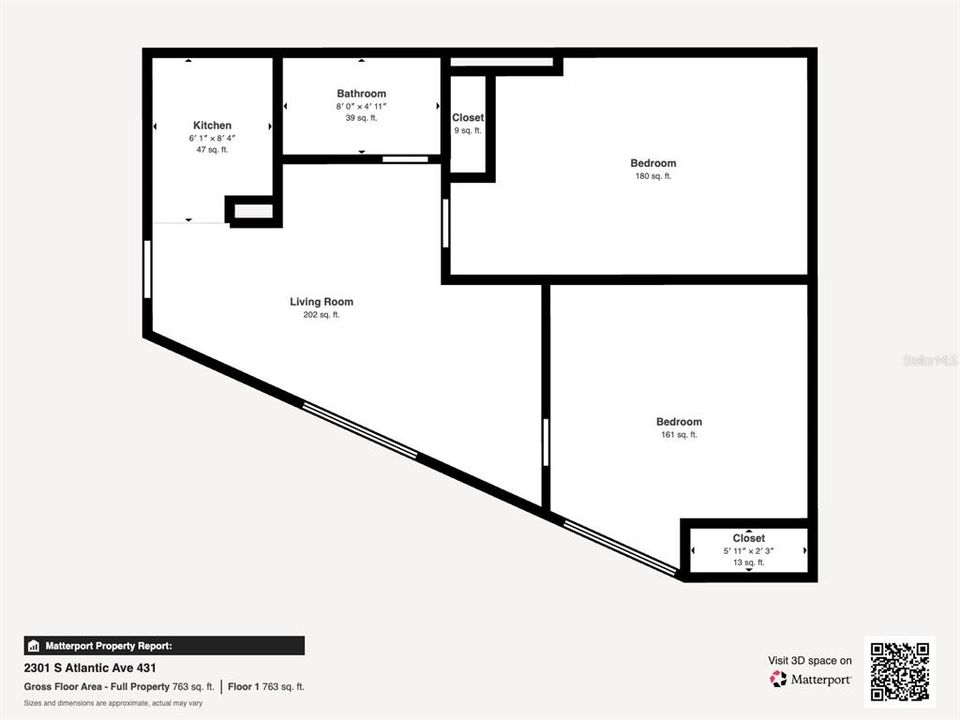 For Sale: $159,000 (2 beds, 1 baths, 733 Square Feet)