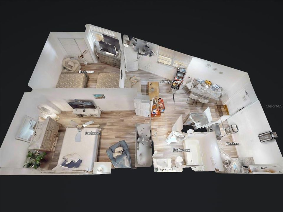 For Sale: $159,000 (2 beds, 1 baths, 733 Square Feet)