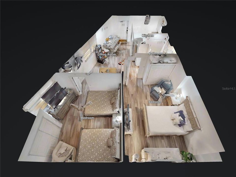 For Sale: $159,000 (2 beds, 1 baths, 733 Square Feet)