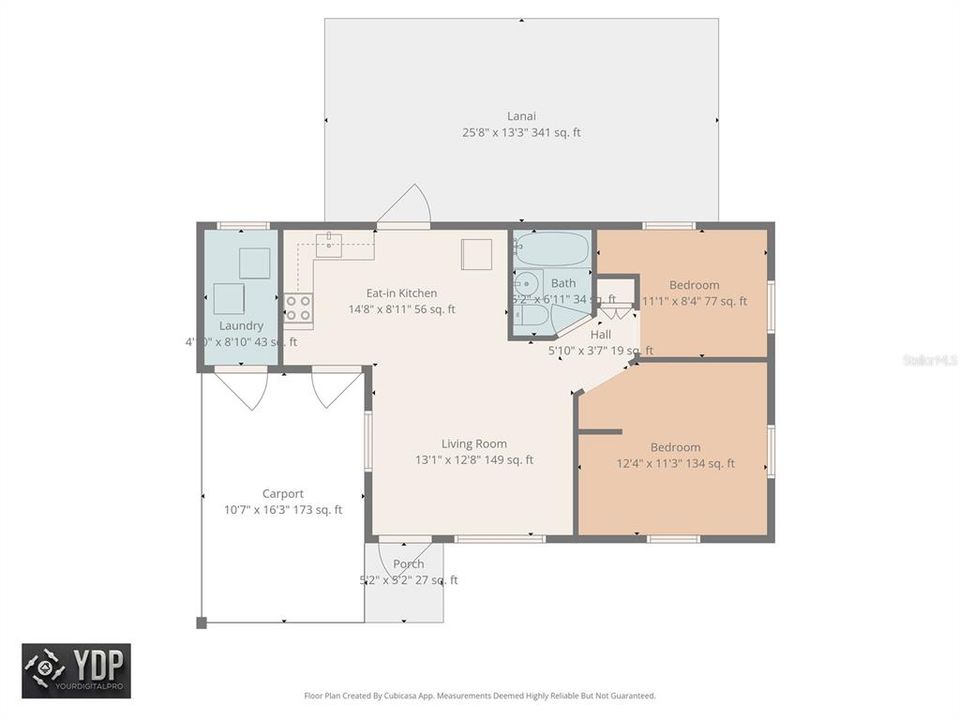Activo con contrato: $125,000 (2 camas, 1 baños, 594 Pies cuadrados)