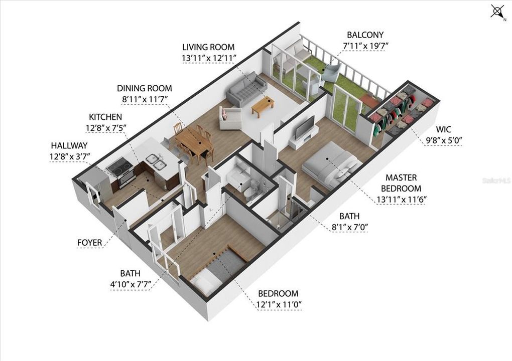 Activo con contrato: $299,900 (2 camas, 2 baños, 946 Pies cuadrados)