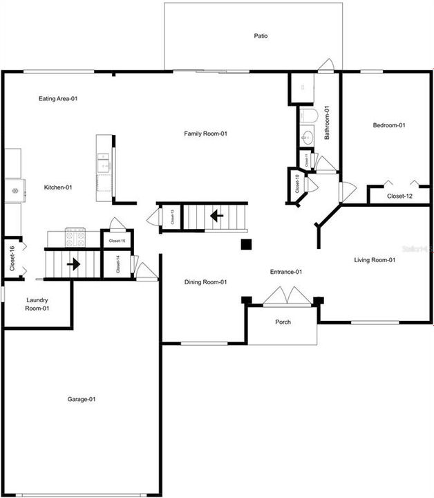 На продажу: $529,900 (4 спален, 3 ванн, 3977 Квадратных фут)