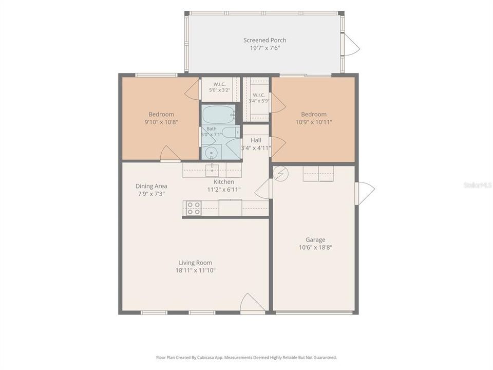 For Rent: $2,100 (2 beds, 1 baths, 748 Square Feet)