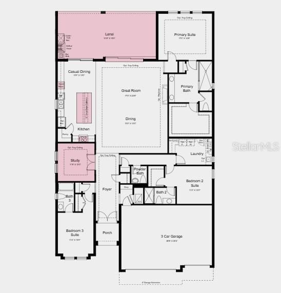 En Venta: $1,112,276 (3 camas, 3 baños, 2833 Pies cuadrados)