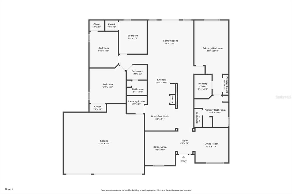 На продажу: $334,900 (4 спален, 2 ванн, 2165 Квадратных фут)