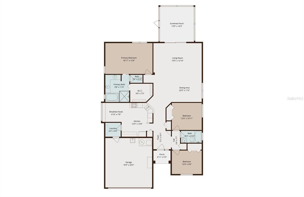 For Sale: $399,000 (3 beds, 2 baths, 1820 Square Feet)