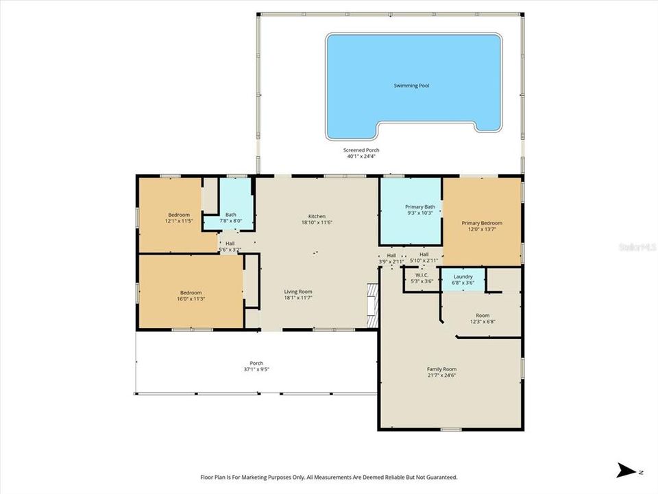 На продажу: $415,000 (3 спален, 3 ванн, 1832 Квадратных фут)