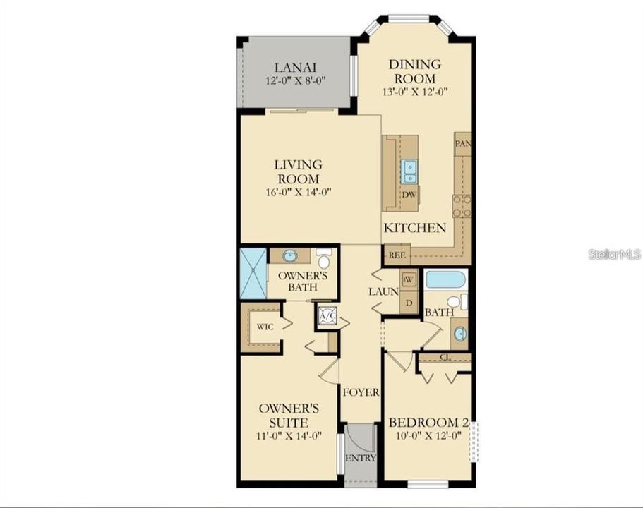 For Sale: $325,000 (2 beds, 2 baths, 1149 Square Feet)