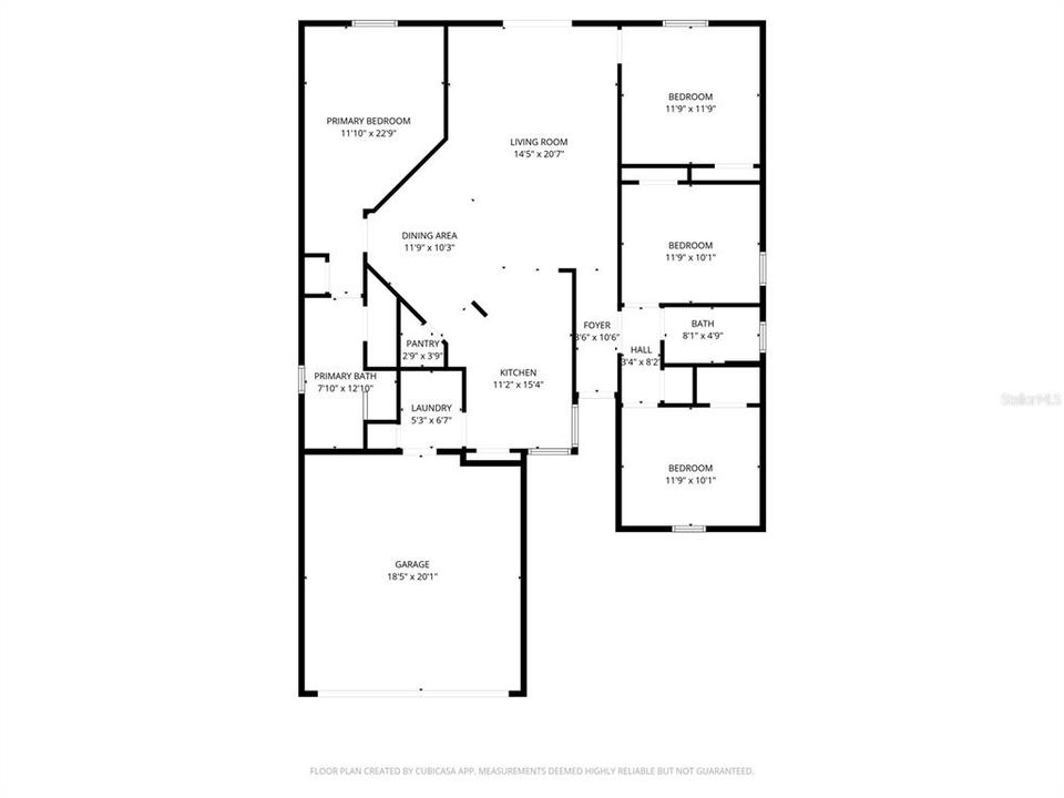 For Sale: $335,000 (4 beds, 2 baths, 1529 Square Feet)