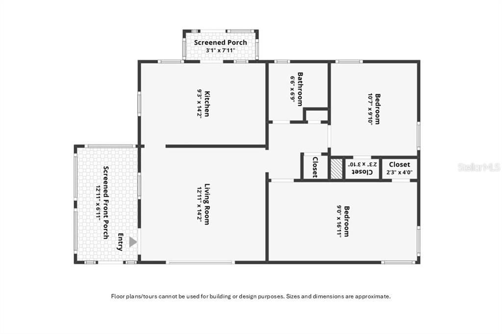 На продажу: $165,000 (2 спален, 1 ванн, 792 Квадратных фут)