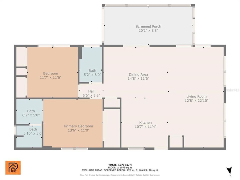 For Sale: $210,000 (2 beds, 2 baths, 1152 Square Feet)